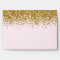 Gold Pink Faux Glitter