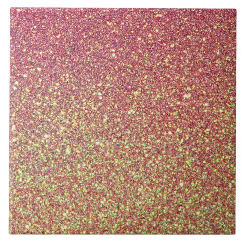 Gold Pink Glitter Texture Tile