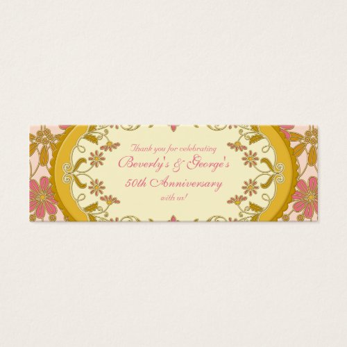 Vintage Victorian Daisy Floral Favour Tags Business Card Templates