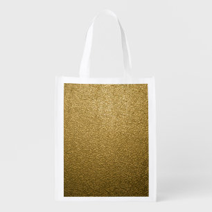 GOLD PLASTIC GROCERY BAG