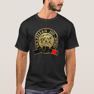 Gold Plated Brazilian Jiu-Jitsu Black Belt T-Shirt