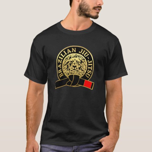 Gold Plated Brazilian Jiu_Jitsu Black Belt T_Shirt