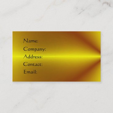 Gold Plated Business Card
