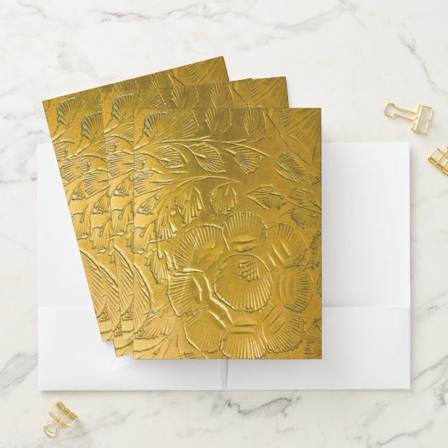 Gold Pocket Folder (In Situ)