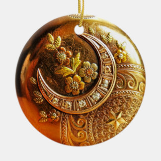 Gold Pocket Watch Ornament