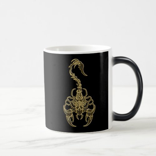 Gold poisonous scorpion very venomous insect magic mug