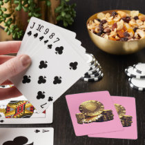Gold Poker Chips Playing Cards