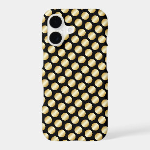 Gold Polka Dot Design iPhone 17 Case