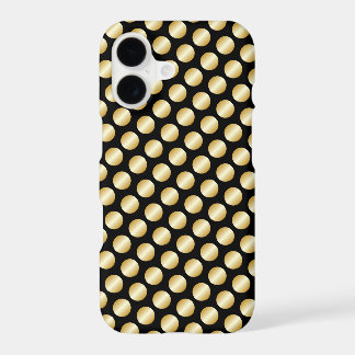 Gold Polka Dot Design iPhone 17 Case