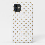 Gold Polka Dot Iphone 5 Case at Zazzle