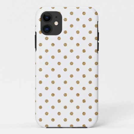Gold Polka Dot Iphone 5 Case