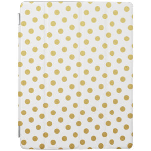 Gold Polka Dot Pattern iPad Case