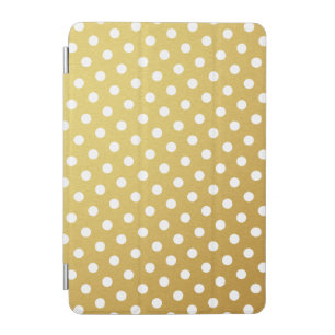 Gold Polka Dot Pattern iPad Mini Case