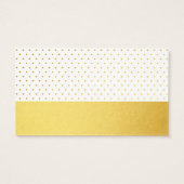 Gold polka dots and monogram - custom (Back)