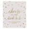 Gold Polka Dots Cheers to the Bride To Be