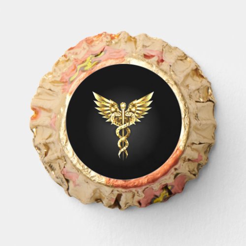 Gold Polygonal Symbol Caduceus Reeses Peanut Butter Cups