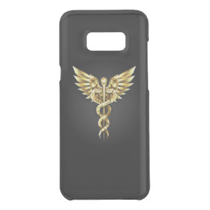 Gold Polygonal Symbol Caduceus Uncommon Samsung Galaxy S8+ Case
