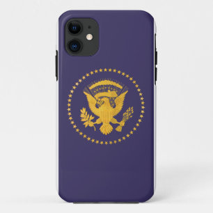 Gold Presidential Seal on Blue Ground iPhone 11 Case