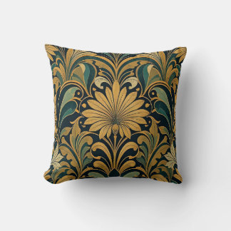 Gold print cushion 