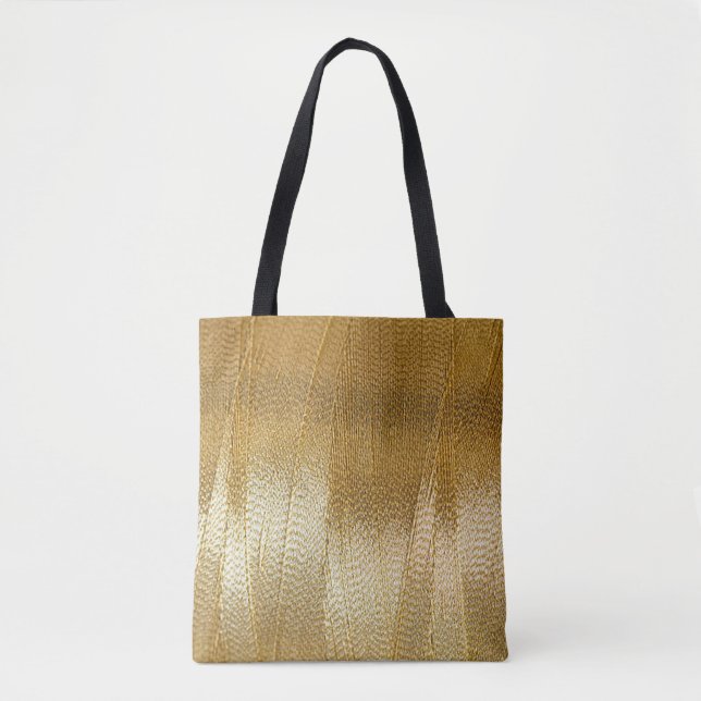 Gold Print Tote Bag (Front)