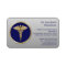 Gold Professional Blue Medical Caduceus