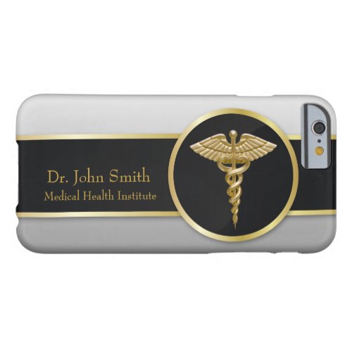 Gold Professional Medical Caduceus _ iPhone Case