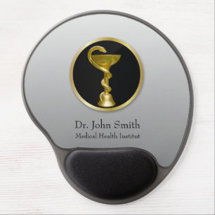 Gold Professional Medical Hygieia Bowl Gel Mouse Pad