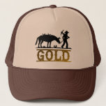 Gold Prospector. Trucker Hat at Zazzle