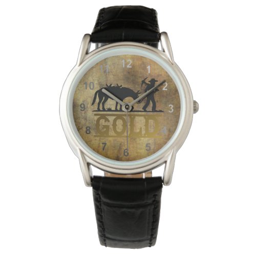 Gold Prospector Watch