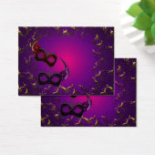 Gold Purple Masquerade Party Admission Tickets (Desk)