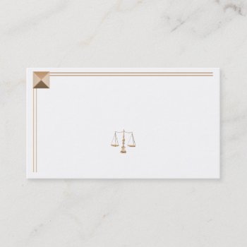 Gold Pyramid Legal Business Card by Firecrackinmama at Zazzle