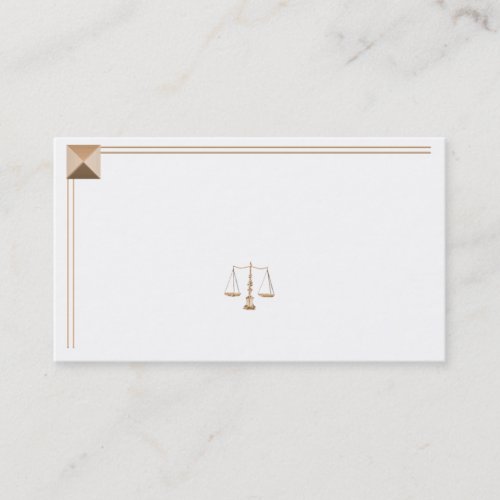 Gold Pyramid Legal Business Card