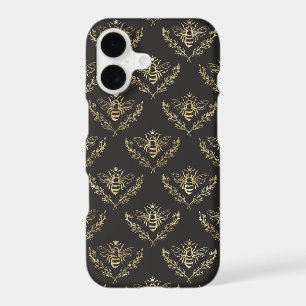 Gold Queen Bee On Black iPhone 17 Case