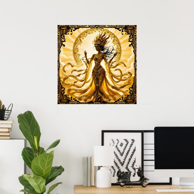 Gold queen poster (Home Office)