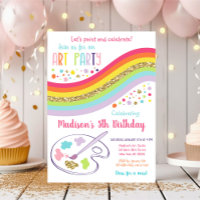 Gold Rainbow Art Party Dress For A Mess Birthday