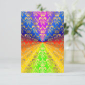 Gold rainbow damask (Standing Front)