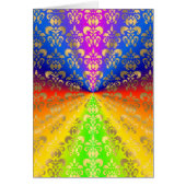 Gold rainbow damask (Front)