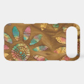Gold Rainbow Pastels Daisy Flower Batik Case-Mate iPhone Case (Back (Horizontal))