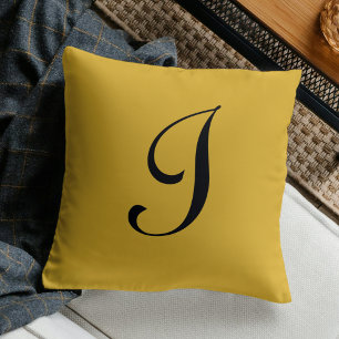 Gold (RAL 1012 Lemon Yellow) Throw Pillow