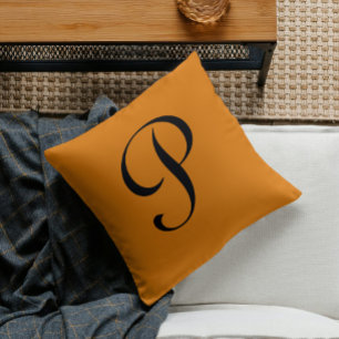 Gold (RAL 2000 Yellow Orange) Throw Pillow