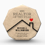 Gold Realtor Large Acrylic Award<br><div class="desc">Large size custom acrylic block is fully customizable and can be used for recognition,  appreciation,  retirement,  service award for real estate office,  realtor,  broker,  agent,  you name it. MATCHING items in our store.</div>