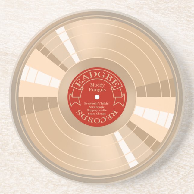 Gold Record Coaster (Front)