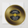 Gold Record Vinyl 45 Retirement Party Invitation