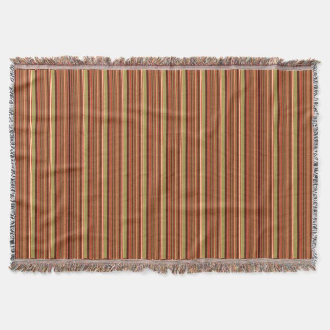 Gold Red And Black Throw Blanket (Front)