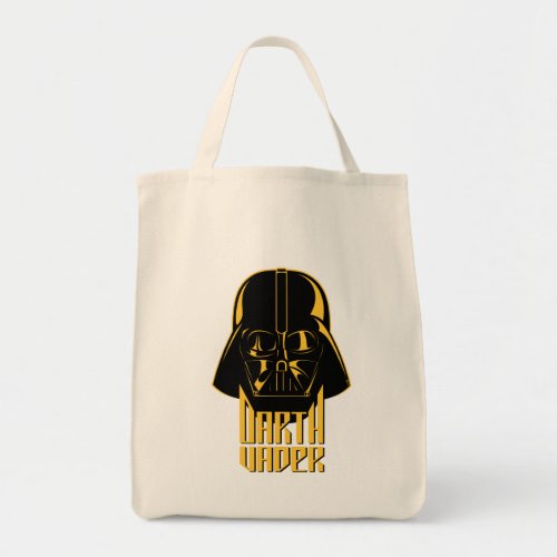Gold Reflect Darth Vader Name Graphic Tote Bag