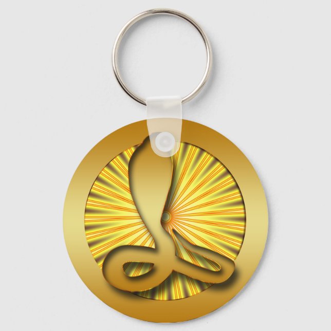 GOLD RETRO COBRA KEYCHAIN (Front)