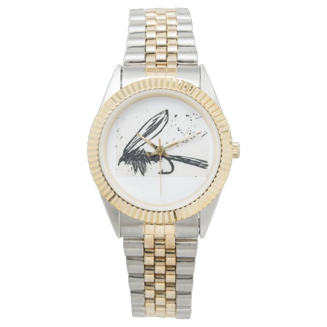 Gold Ribbed Hare's Ear for fly tying & fishing Watch (Front)