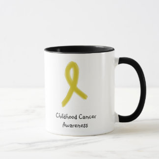 GOLD RIBBON 9-4-09, Childhood Cancer Awareness Mug