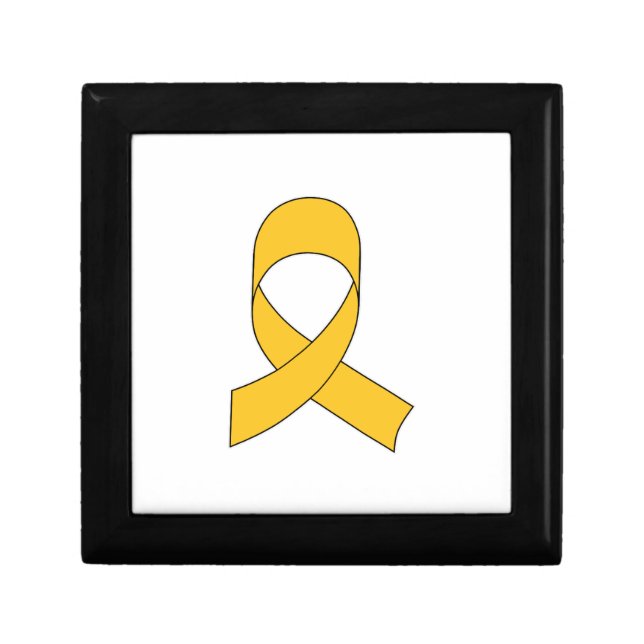 Gold Ribbon Drawing Gift Box (Front)