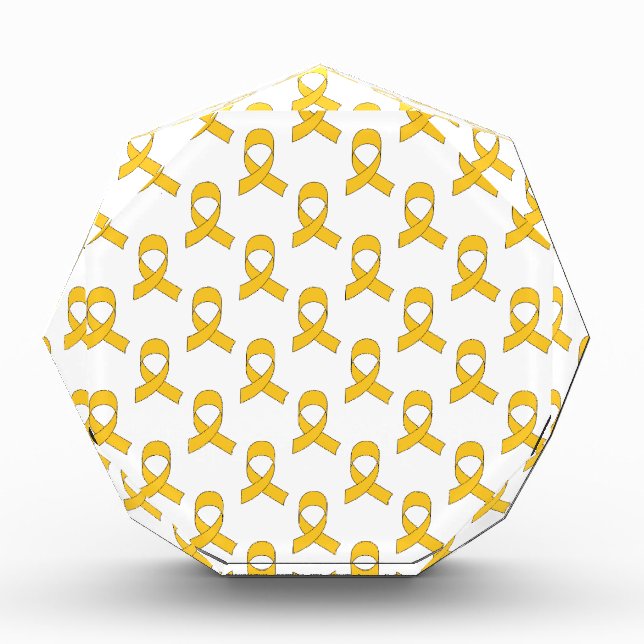 Gold Ribbon Pattern Award (Front)